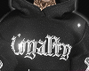 black & chrome hoodie