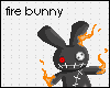 Bunny on fire