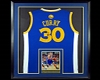 Framed S Curry GS Jersey