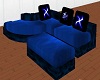 -x- blue chill couch
