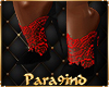 P9)Classy Blk/red lace