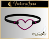 Pink Heart Choker