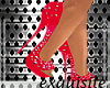 !E! Red Glam Heels