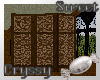Brown Tapestry Screen