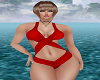 ~LL~ SWIMSUIT RED RLL
