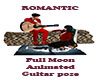 Romantic log/guitar pose