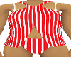 swimsuit stripes red