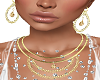 Gold earrings n Necklace