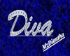 Blue Pearl Diva Sign