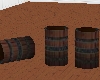 Pirate Posing barrels
