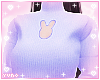 ♡. Bunny Sweater Blue