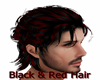 Black & Red Hair