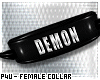 -P- Demon PVC Collar /F