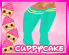 !C Aqua and Yellow Socks