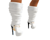 white platform boots
