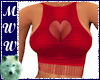Red Sweetheart Halter
