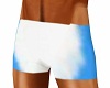 SL Aqua Fur Shorts