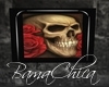 bp Skull Rose Poster