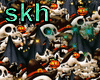 Skull Halloween Effect