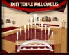 HOLY TEMPLE WALL CANDLES