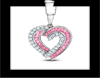 Pink diamond pendant