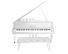 White Grand Piano