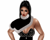 {MJQ} Black Fur Shrug
