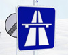autobahn highway sign