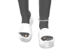White Sandals w/Anklet
