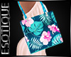 |E! Flowers Beach Bag