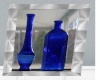 blue bottles