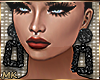 MK Black Sequin Earrings