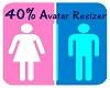 40% Avatar Resizer