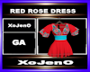 RED ROSE DRESS