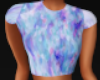 F. Tied-Dyed Crop Top
