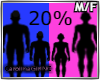 M/F Avatar Scaler 20%