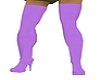 long lilac boots