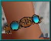 (A) Sis Leather Bracelet
