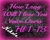 [N]HowLong I LovU Voices