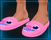 Stitch Pink Slippers M