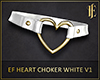EF Heart Choker White v1