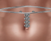 LA Silver Belly Chain