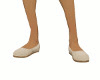 White Suede Flats