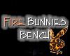 Fire Bunnies (2) Bench