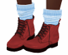 E* Red boots+socks