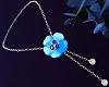 Blue Flowers Necklaces