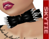 Black Spiked Bow