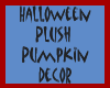 Plush Pumpkin Decor