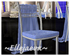 Palace Blue Aisle Chair