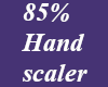 *M* 85% Hand scaler